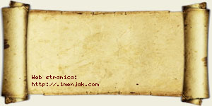 Lana Vesković vizit kartica